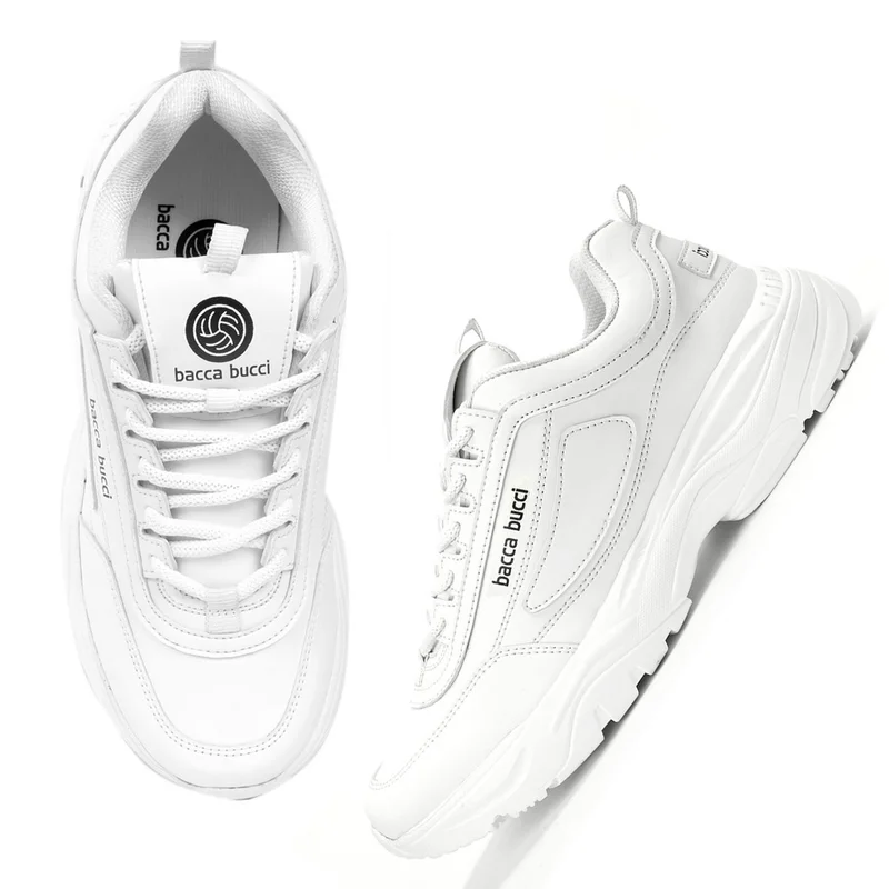 Bacca Bucci White Afterburn Urban Fashion Sneakers and Sports Shoes for Men | Best Price UAE